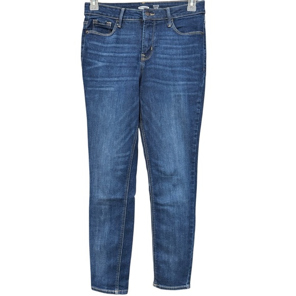 Old Navy Rockstar Super Skinny Jeans Size 10 High Rise Stretch - Picture 1 of 6